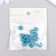 Busina silicone "round" blue-green d = 0.9 cm