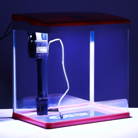 The Seastar HX-390F Aquarium includes: LED lamp 3 color, 7 modes, filter, 30 l, red 99336-10