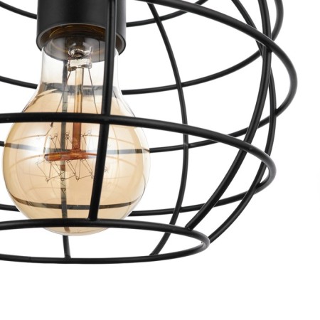 Suspension Bayerlux "Shar" 1x60W E27 Black 18.5x18.5x16cm-5