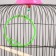 Bird cage is round, two -tier welded, large pallet, 39 x 44 cm, mix of flowers