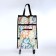 Folding bag on Velcro, 2 wheels, colorful color
