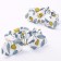 A set of dressings on the head for mom and daughter "Patterns", 2 pcs., Mix
