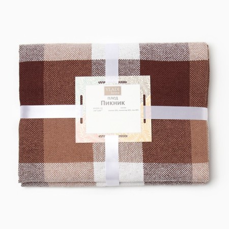 Picnic Picnic 170x210cm, Bel/Bezh/Cor Rap. 8, HL 20%, pan 40%, PE 40%-3