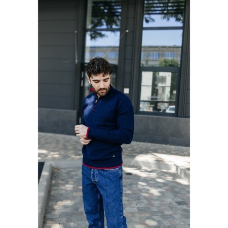 Jumper male ise, size 50, dark blue color-1