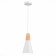 Suspension EVOLUCE. Sle125153-01. Modica. 1x40 W, E14, 14x14x25 cm, white color