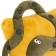 New Year! Soft toy - pillow, 35 cm, yellow color