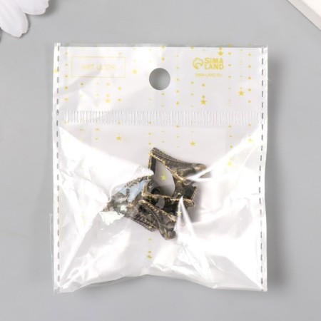 Corner (leg) for the casket metal "reptile" (set 4 pcs) 1.5x2x1.5 cm-4