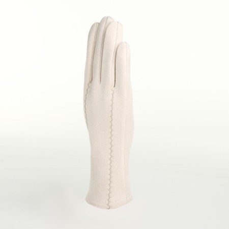 Gloves are female, dimensionless, without insulation, milk color-1