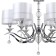 Suspended chandelier Flippe 6xe14 40w, size 72x72x53-110 cm, color chromium