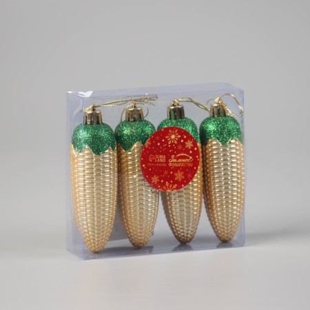 Jewelry Jewelry "Classic Corn" (set 4 pcs) 10x3 cm, gold-1