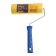 Roller of clamping tundra, rubber, 180 mm, handle d = 6 mm