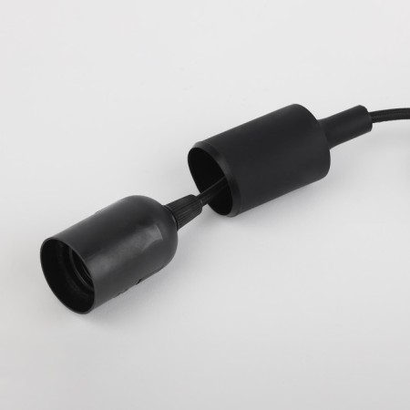 Cartridge Era E27 with a suspension, plastic black-3