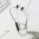 Wireless magnetic headphones with a Santa microphone, for the New Year, wire length 57.5 cm.