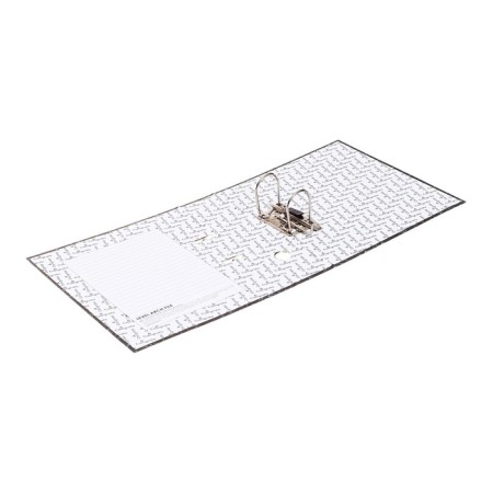 The registrar folder 75 mm, A4, calligrata, economical marble, black, mix-7