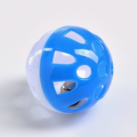A set of 4 balls (ball diameter 4 cm) with a bell for cats, mixing mix-1