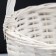 Basket, 20 × 20 × 10/23 cm, willow