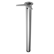 Support with lateral mount, 60x710 mm Matte chrome color