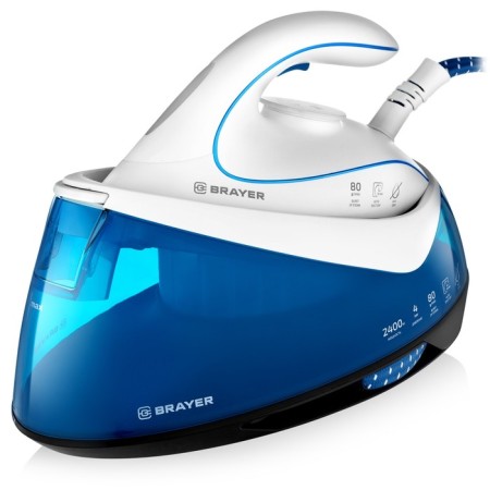 Brayer 4150BR, 2400 watts, ceramic sole, 80 g/min, 1500 ml, blue, blue-1