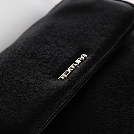 Women's bag Textura, messenger, small size, black color-4