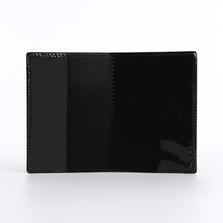 Cover for passport, black color-4
