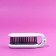 The comb is massage, folding, with a mirror, 3 × 10 cm, white color