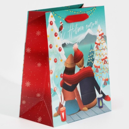 Laminated vertical "Love", MS 18 x 23 x 10 cm, New Year-1