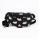 Lightning waist bag, black color