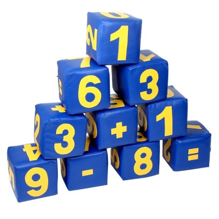 Set of soft cubes "Figures", 10 pcs., Mix-5