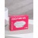 Soapwood ceramic share "diamond", white color