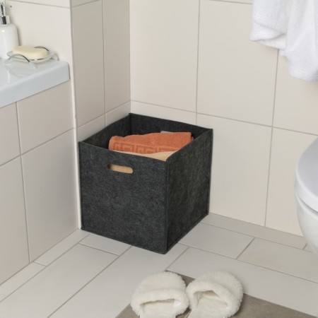 EVA Classic storage basket, 30 × 30 × 30 cm, dark gray color-2
