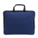 Folder with handles Textile A4, 370 x 290 x 50 mm, calligrata, 1c15 "Kingisepp", external/inner pocket, blue