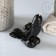 Figure candle "Favorite with wings" black 7.5cm