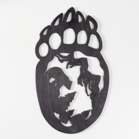 Panel "Track of the Bear" 21x37 cm-4