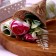 Set for decoration: Topper "Happy Birthday" 1 pc, a ring for napkins 1 pc, mix