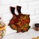 Set "Berry", 6 items: 2 boards, 3 banks, shelf 30 cm, Khokhloma