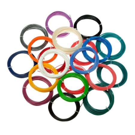 Plastic SL ABS-20, for 3D handles, 20 colors of 10 meters