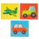 Puzzle. Collect 6 pictures "Transport", bilateral sticks