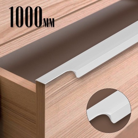 Penfois handle Cappio RP100SC, l = 1000 mm, matte chromium, 4 pcs.