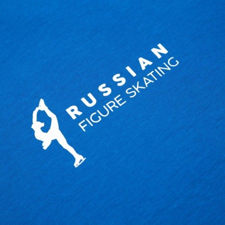 President T -shirt Sports. Figure skating, size, l, blue color-15