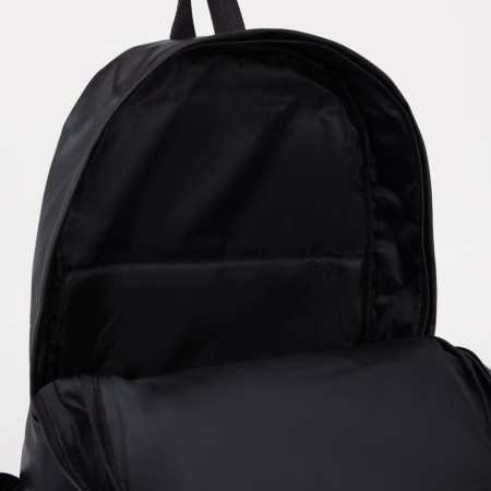Male backpack of artificial leather with lightning, black color-5
