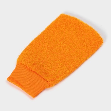 Washcloth - mittens of the massage share "hard", color mix-5