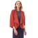 Cardigan female, size 48, Terracot color