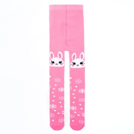 Pantyhose children's kaftan "bunny" 92-98 cm, pink-1
