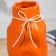 VAZA Ceramics Table "Blez" Form, 32 cm, orange