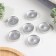 Candle in the Gilsa "Puck", silver, 6 pcs