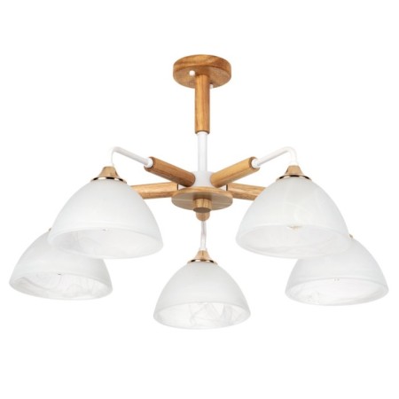 Matthew 38 cm chandelier, D 65 cm, 5x40W E27