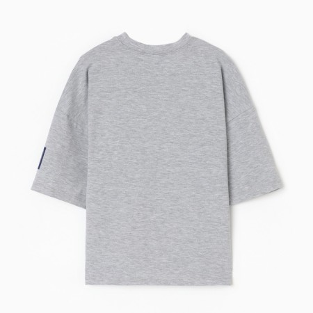 T -shirt Children's Minaku, gray color, height 140 cm-8