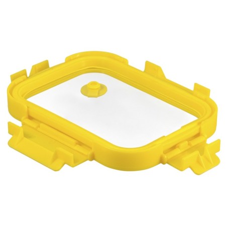 Smart Solutions baking and storage container, rectangular, with a lid, 370 ml, yellow color-6