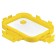 Smart Solutions baking and storage container, rectangular, with a lid, 370 ml, yellow color