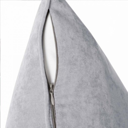 Pillowcase "Tina", size 45x45 cm, silver color-1